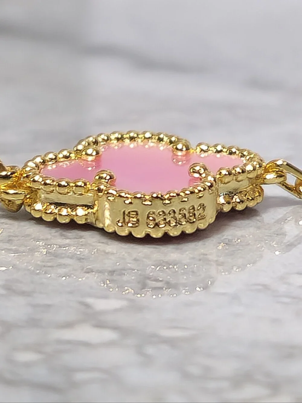 Van Cleef & Arpels Pink Alhambra Bracelet ✨️